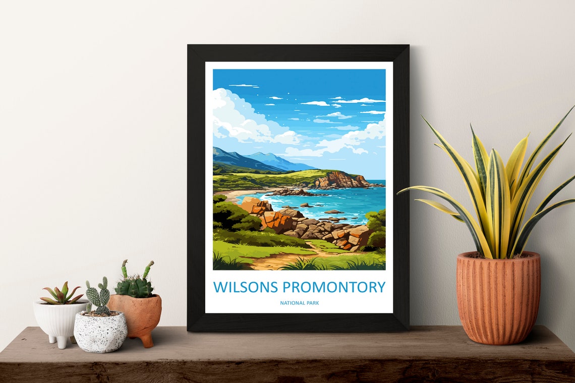 Wilsons Promontory Granite Cove National Park Australia Travel Poster - Image 3