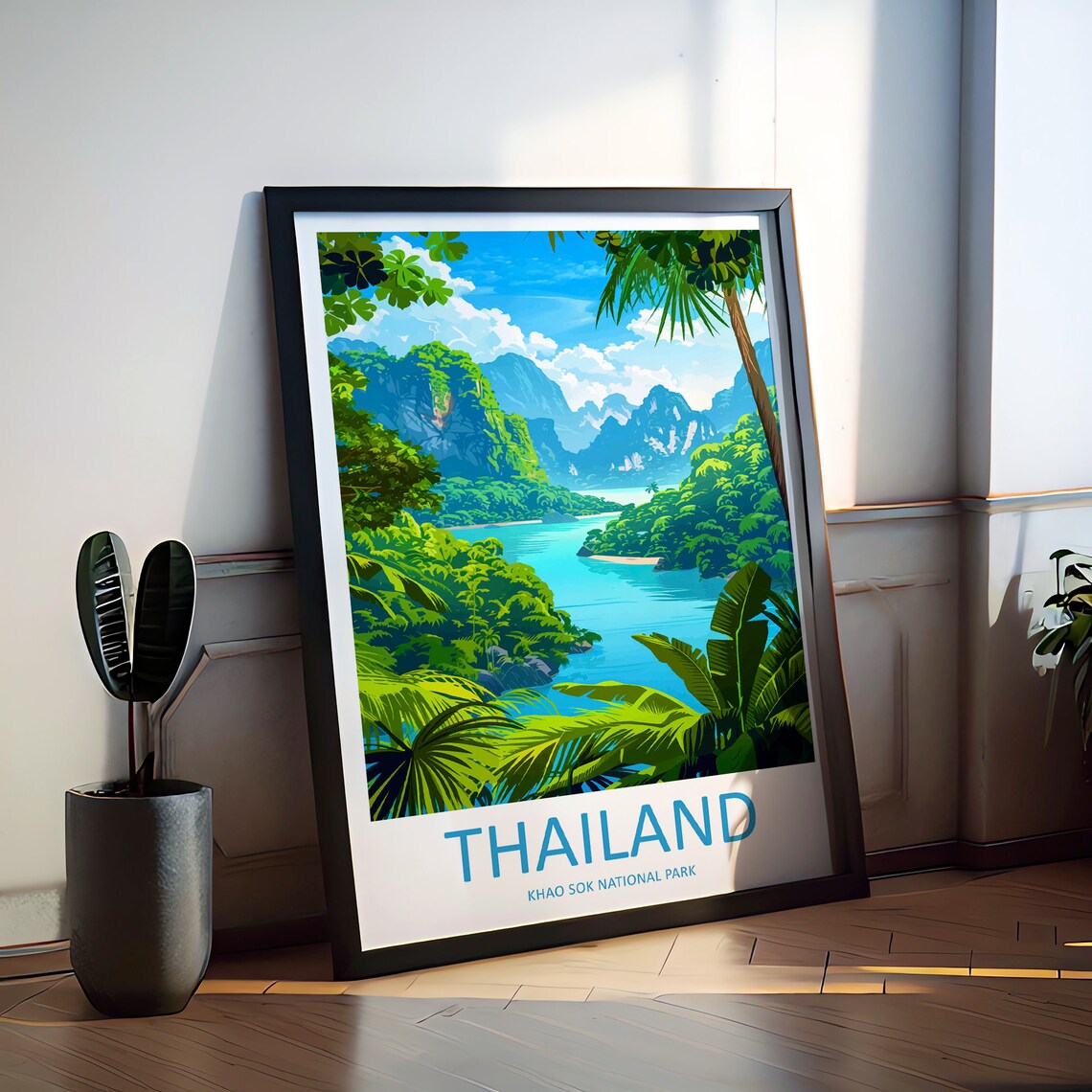 Khao Sok National Park Travel Poster, Thailand Trip - Image 2
