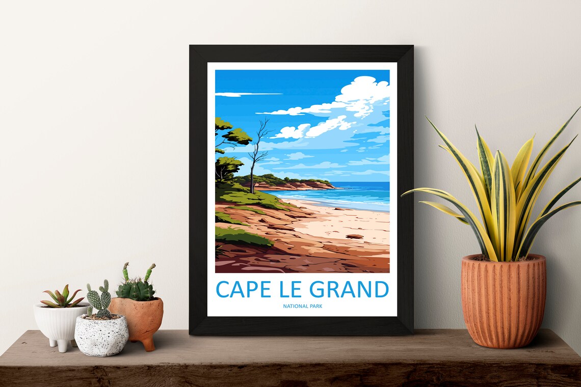 Cape Le Grand National Park Rocky Beach Shore Australia Poster - Image 3