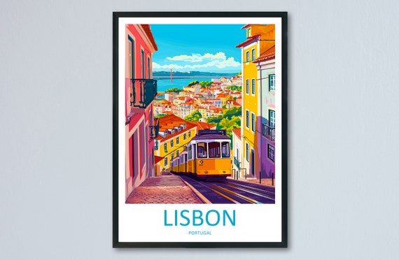Lisbon Gift For Art Lovers Poster