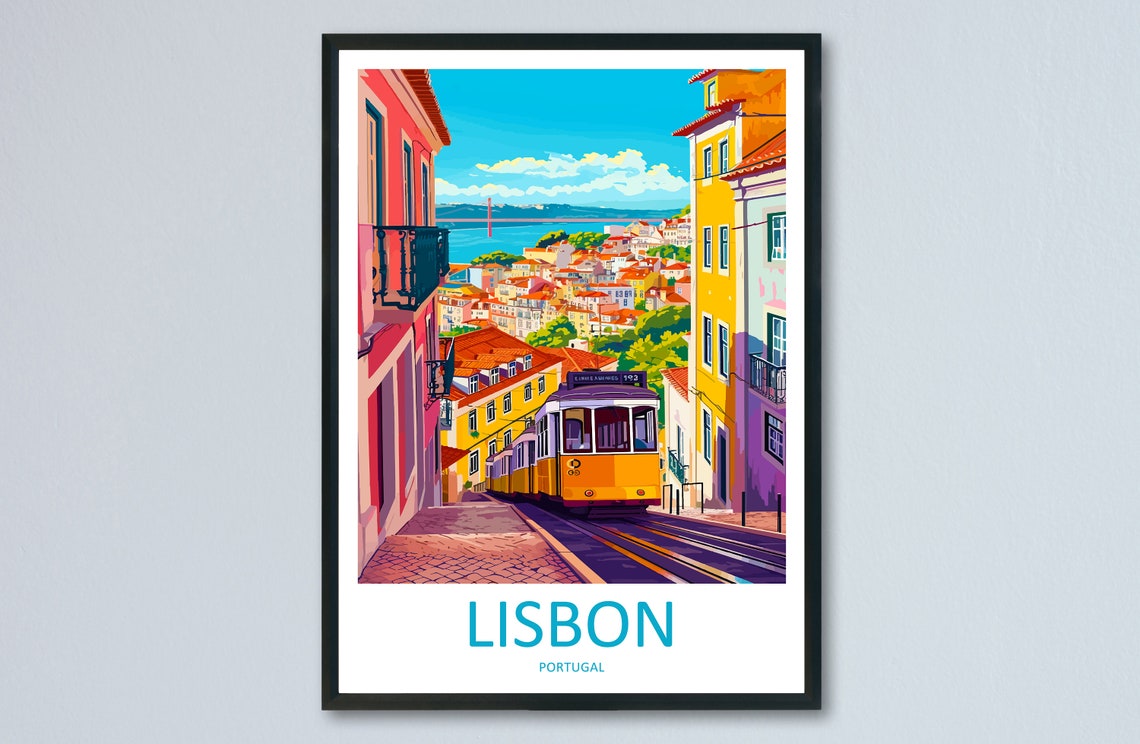 Lisbon Gift For Art Lovers Poster