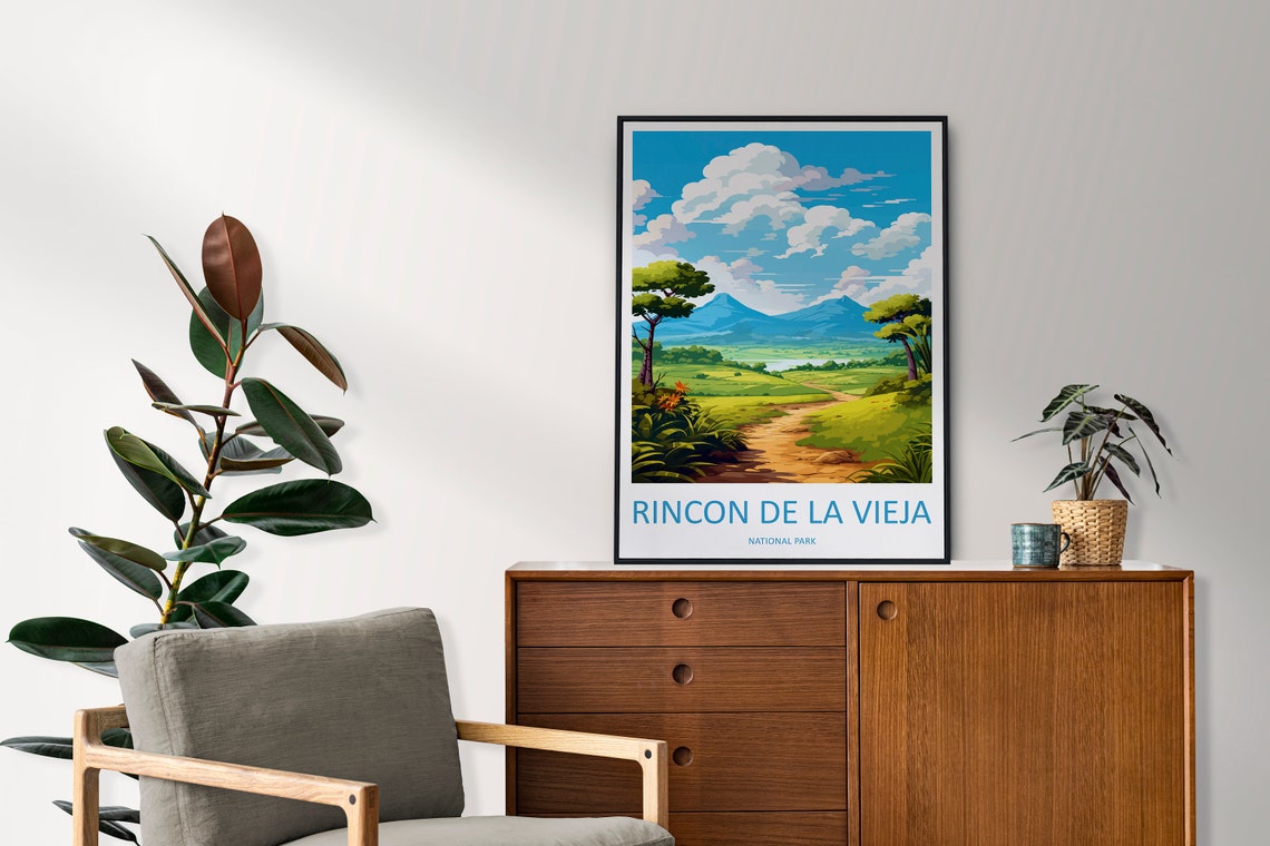 Rincon De La Vieja Volcano Valley Trail Costa Rica Travel Poster - Image 2