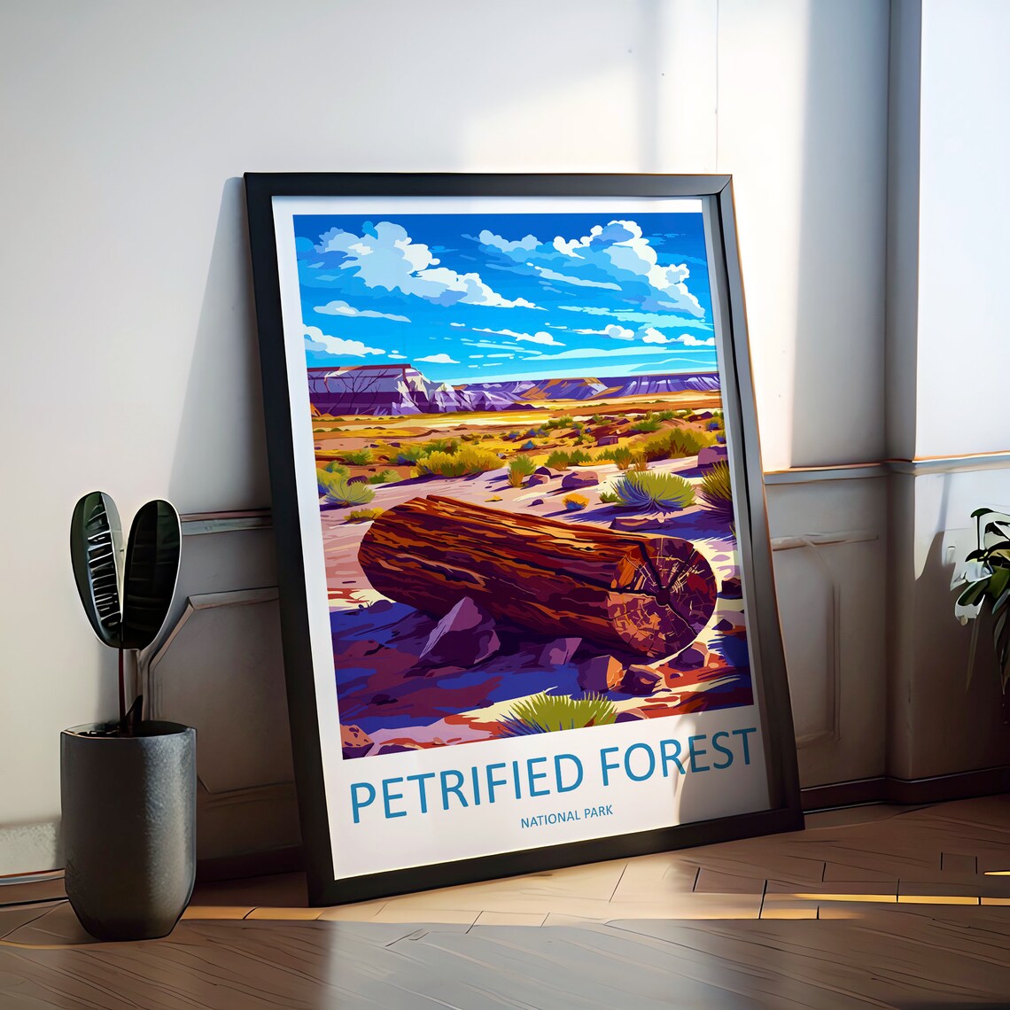 Petrified Forest National Park Travel Poster, Arizona - Image 2