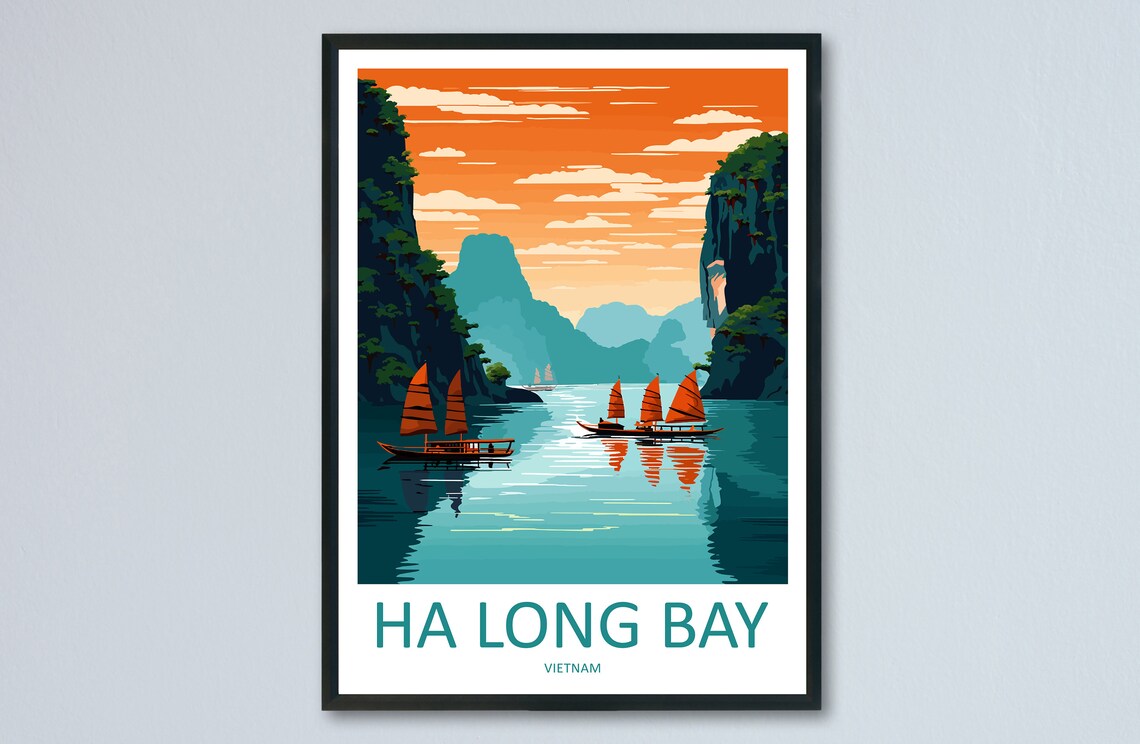 Ha Long Bay Home Dcor Gift Travel Poster