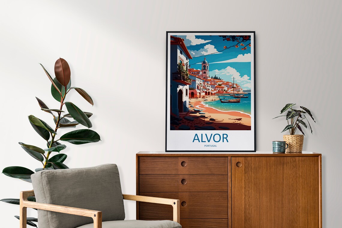 Alvor Travel Poster, Portugal Wall Decor - Image 2