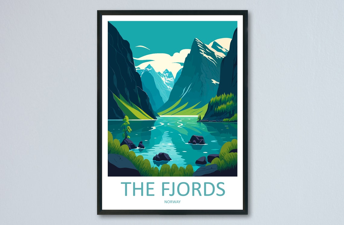 The Fjords Home Decor Wall Art Print