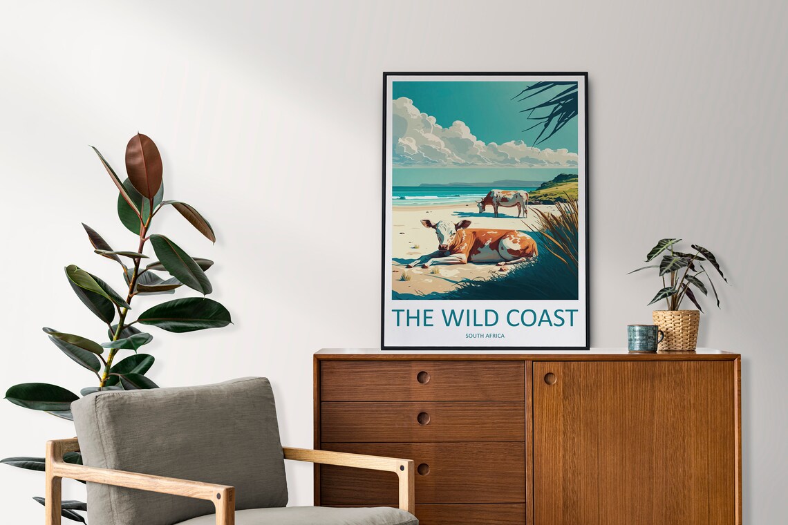 The Wild Coast Travel Poster, South Africa - Image 2