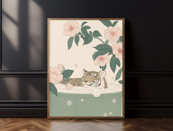 Japanese Art Print Japandi Wall Art Vintage Exhibition Poster Minimalist Print Trendy Japan Wall Art