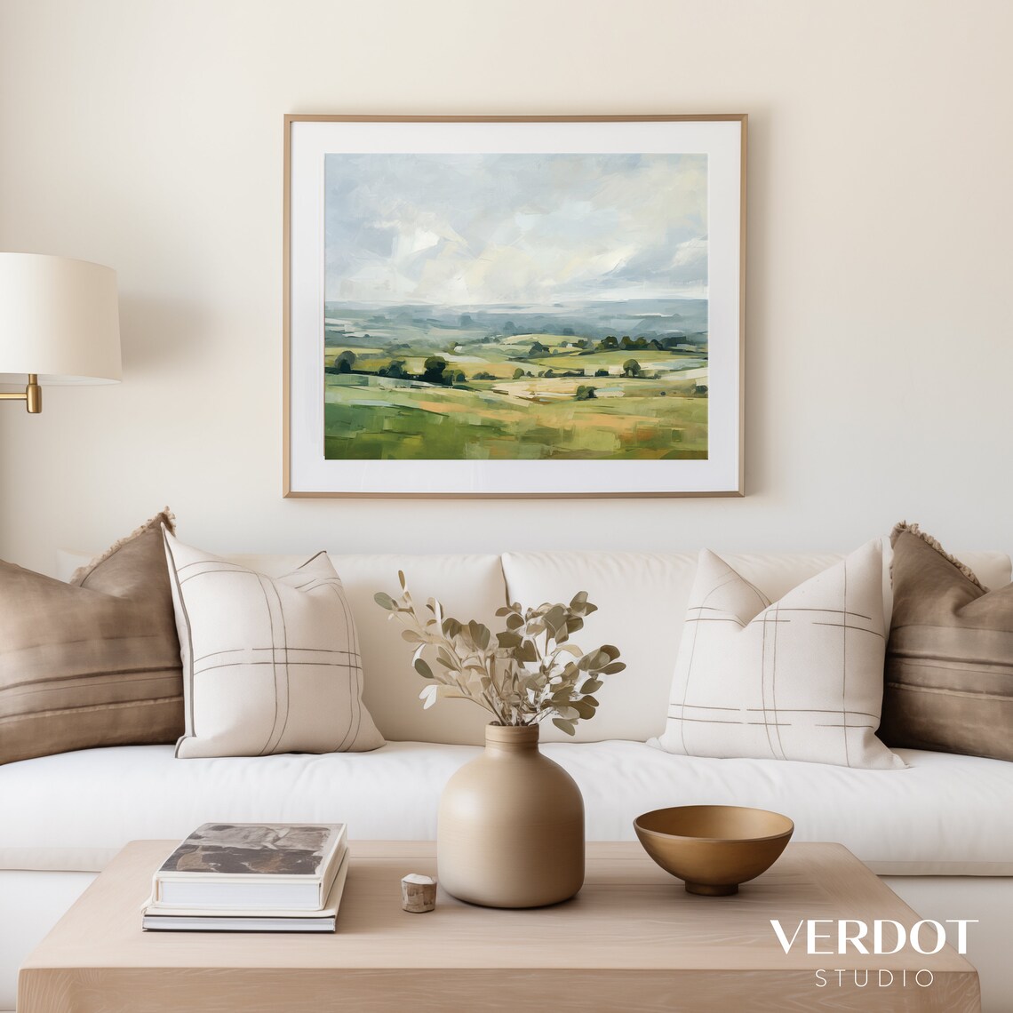 Spring Landscape Art Print, Modern Farmhouse Countryside - Image 4