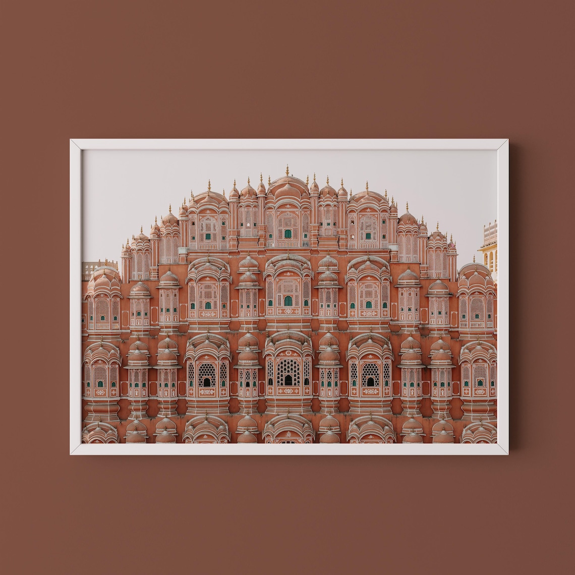 Hawa Mahal Jaipur India Pink Palace Facade Architecture Photography Poster