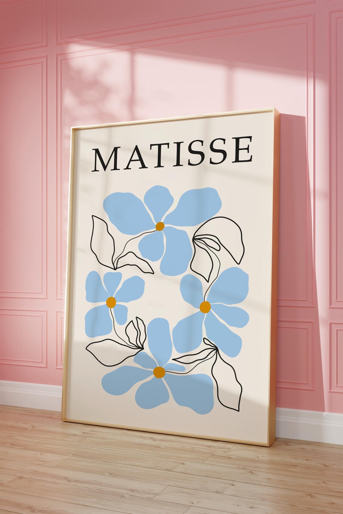 Matisse Print, Pastel Blue Bedroom Art Print - Image 2