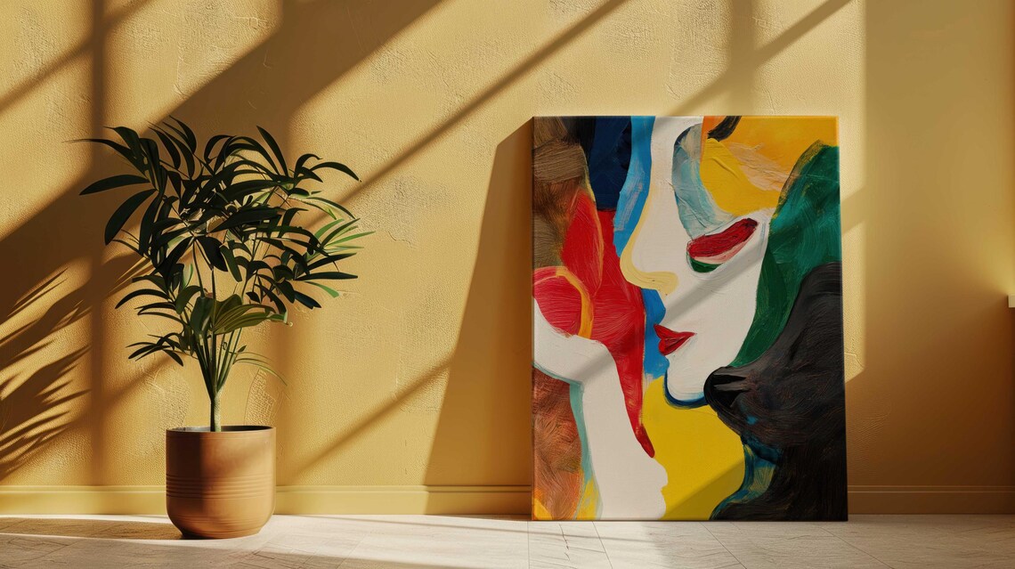 Abstract Expressionist Modern Art, Housewarming Gift - Image 4