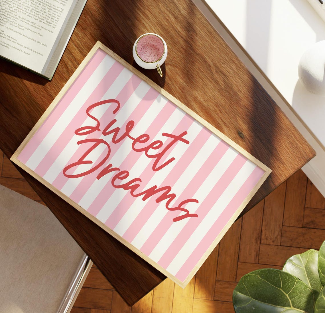 Sweet Dreams Retro Typography Poster Print - Image 2