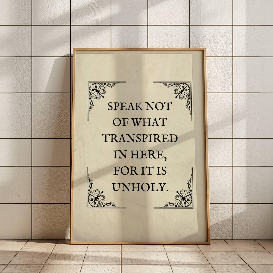 Bathroom Toilet Humor Classical Painting Wall Art Print
