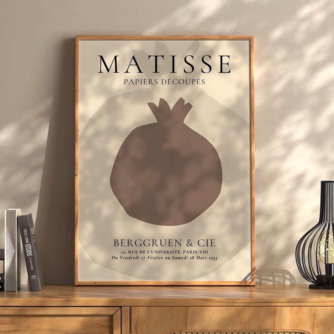 Henri Matisse Fruit Boho Style Exhibition Poster Eclectic Prints Gallery Wall Art Retro Trendy Instant