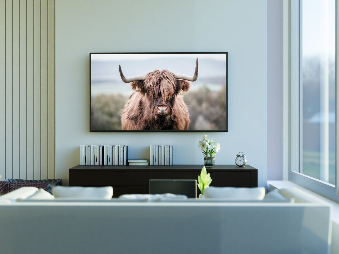 Highland Cow Photo Art, Farm Animal Poster Print - Image 3