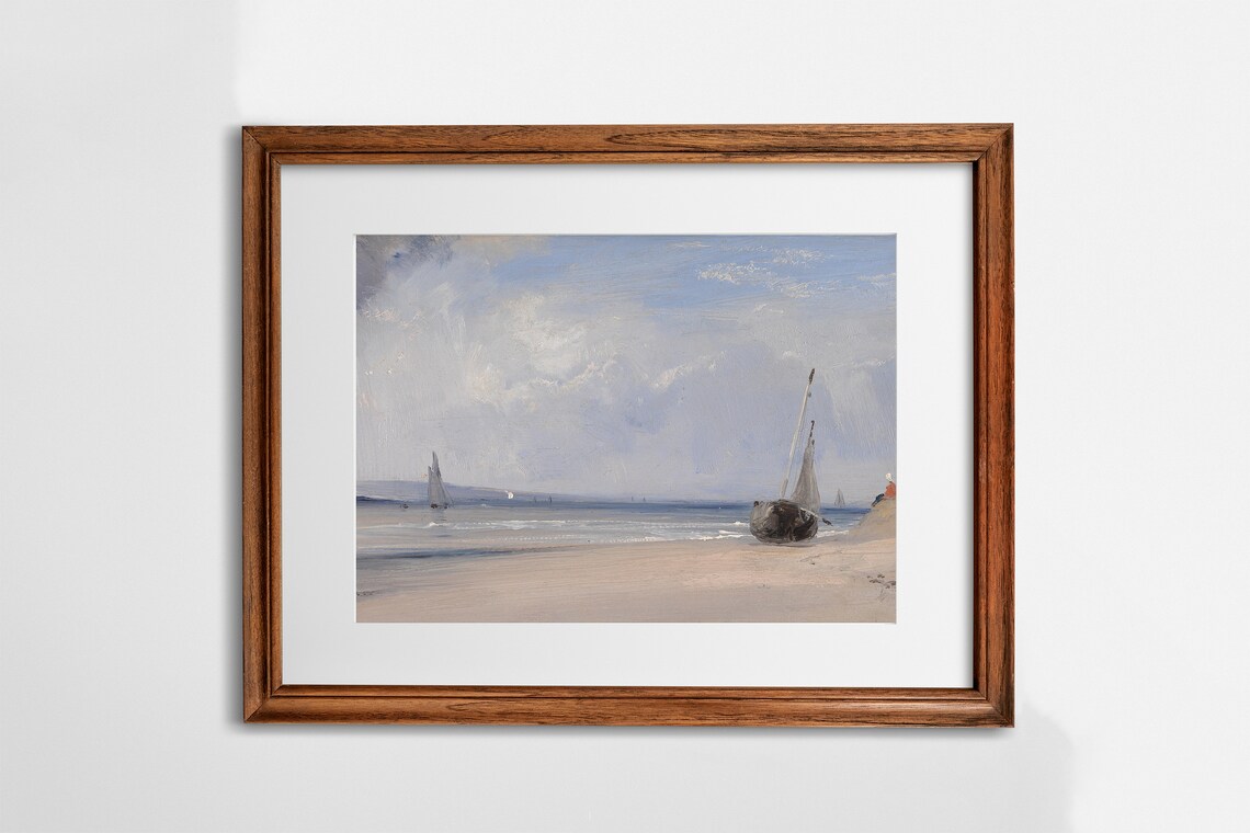 Vintage Coastal and Countryside Gallery Wall Set of 10 Art Prints - Image 3
