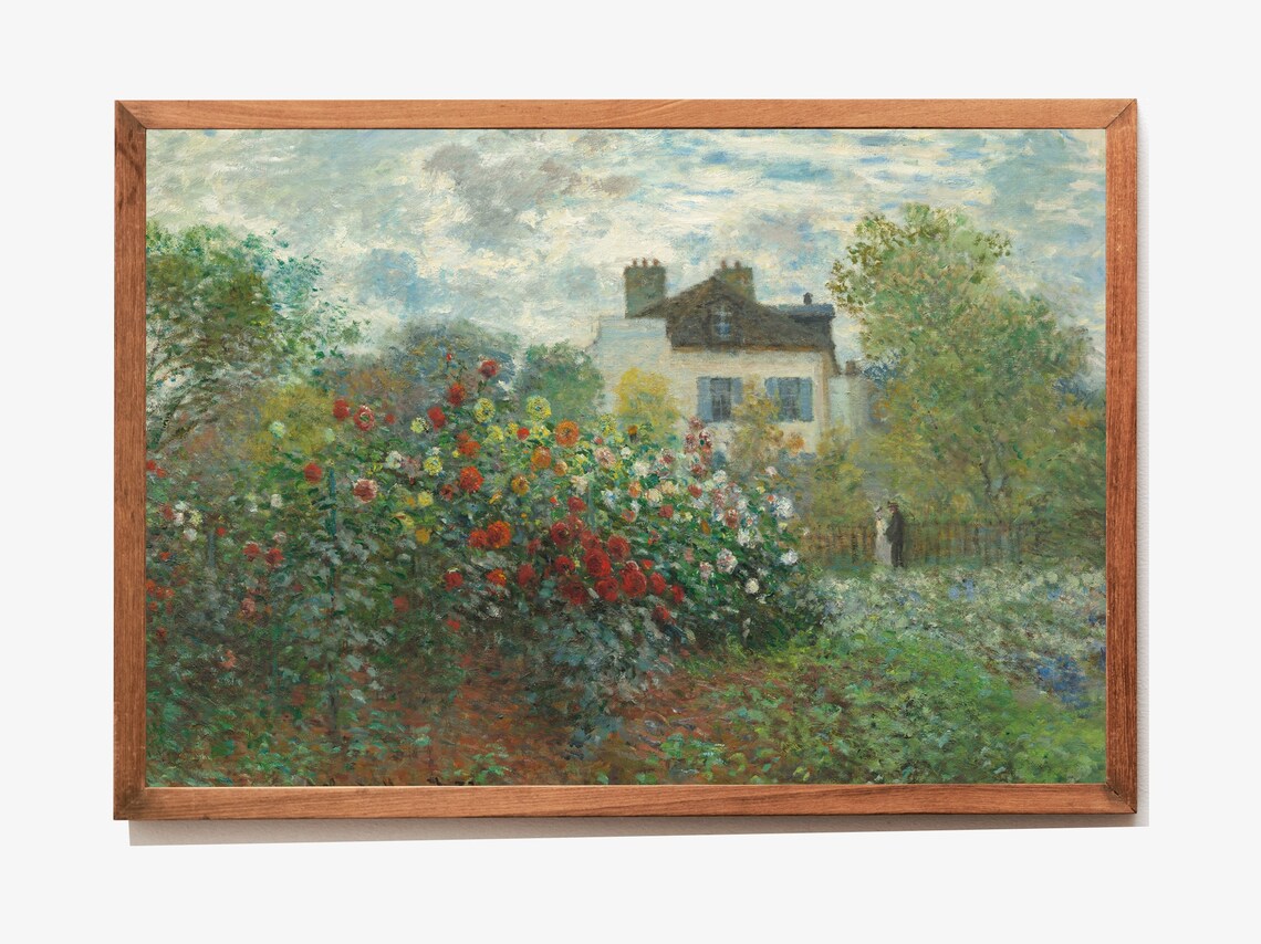 Vintage Garden Paintings, French Country Art Print - Image 3