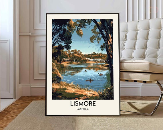 Lismore Poster Wall Art Print Photo Travel Lsimore City Australia