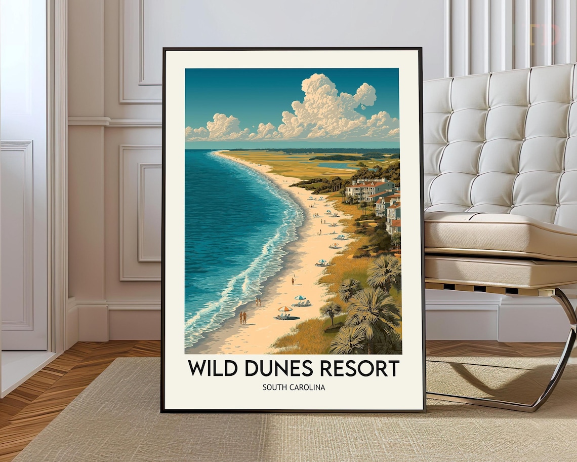 Wild Dunes Resort Isle of Palms Travel Poster