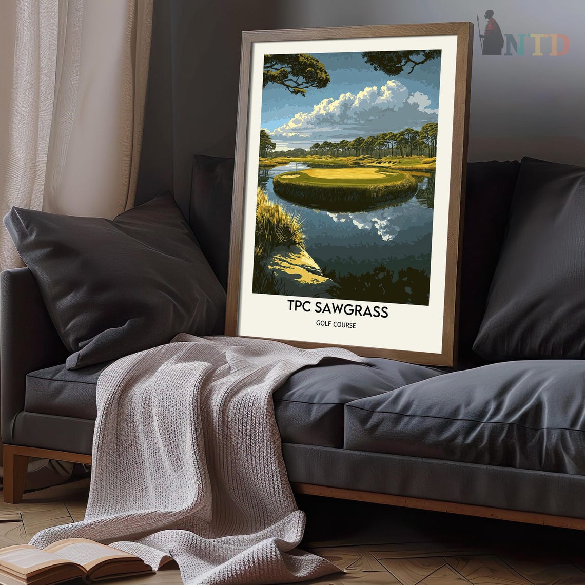 Tpc Sawgrass Print Tpc Sawgrass Wall Art Tpc Sawgrass Poster Tpc Sawgrass Photo Tpc Sawgrass Poster Print Golf Course Print - Image 3