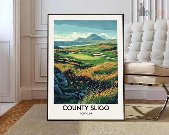 County Sligo Golf Club Poster Wall Art Print Rosses Point Photo