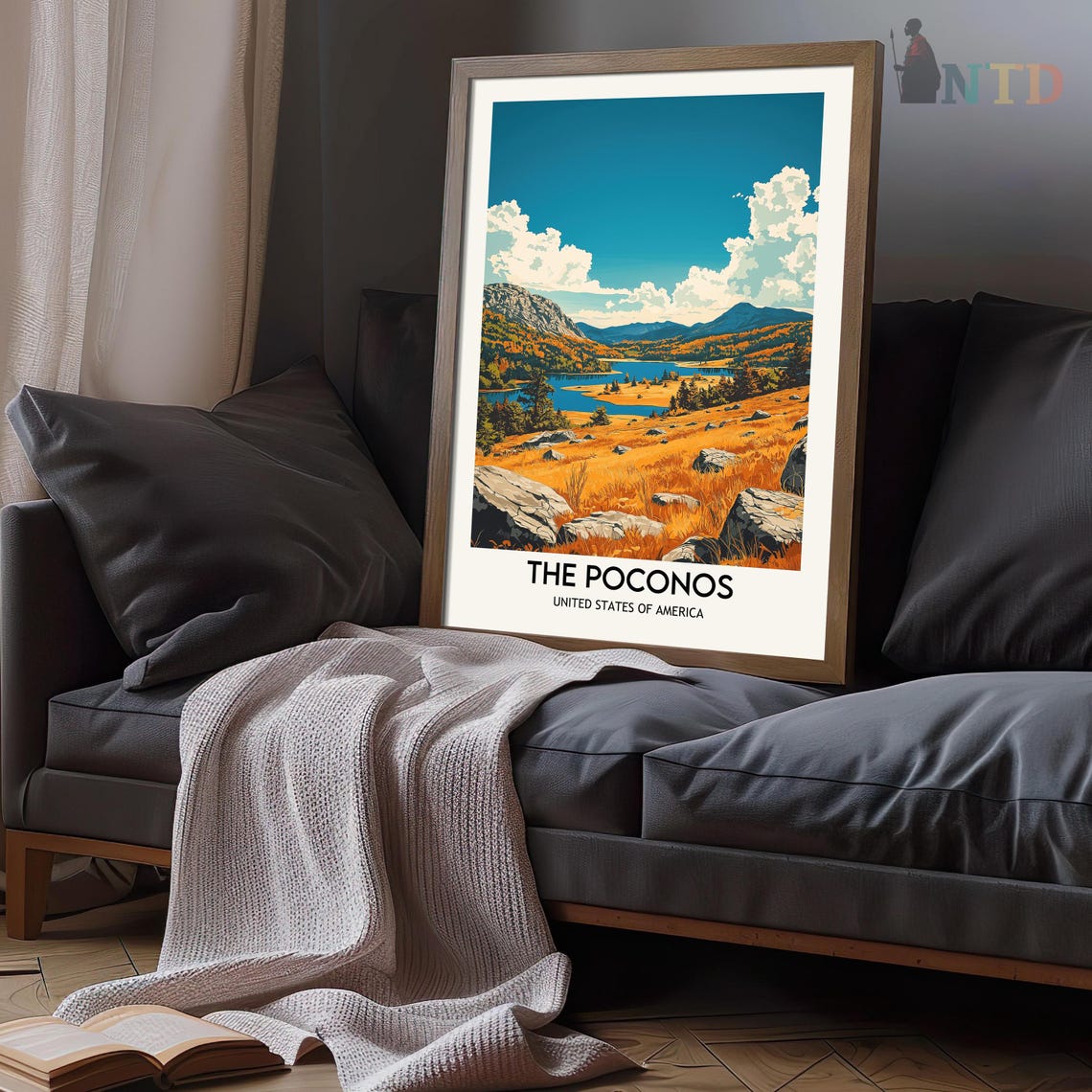 The Poconos Print The Poconos Wall Art The Poconos Poster The Poconos Photo The Poconos Poster Print The Poconos Mountains Poster - Image 3
