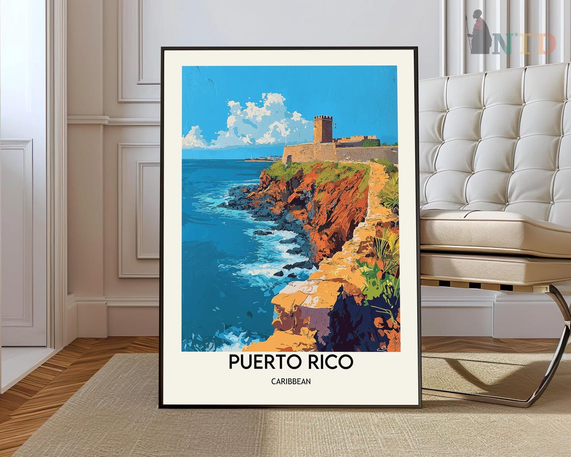 Puerto Rico Print Puerto Rico Wall Art Puerto Rico Poster Puerto Rico Photo Puerto Rico Poster Print San Juan Puerto Rico Poster