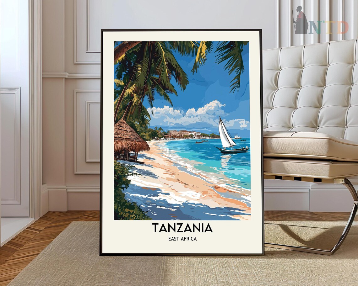 Tanzania Print Tanzania Poster Tanzania Wall Art Tanzania Art Print Tanzania Decor Tanzania Africa Tanzania Photo Tanzania Artwork