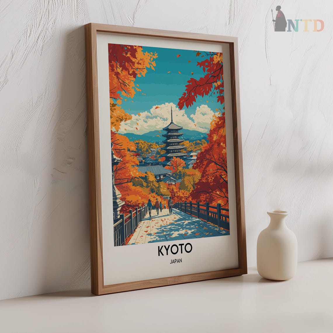 Kyoto Print Kyoto Wall Art Kyoto Poster Kyoto Photo Kyoto Poster Print Kyoto Wall Decor Japan Poster Japan Print Kyoto City Japan - Image 2