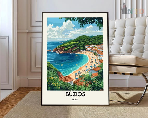 Buzios Print Poster Wall Art Photo Photography Travel Brazil