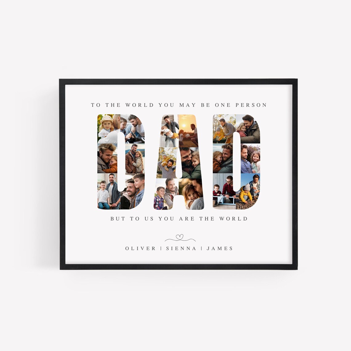 Dad Photo Collage - Customizable Template - Image 2
