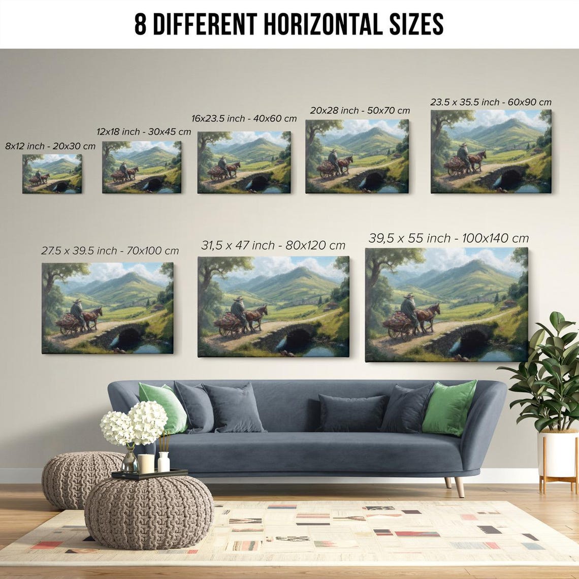 Arrival In The Shire Gandalf Print Lord Of The Rings Framed Lotr Lord Of The Rings Wall Art Tolkien - Image 4