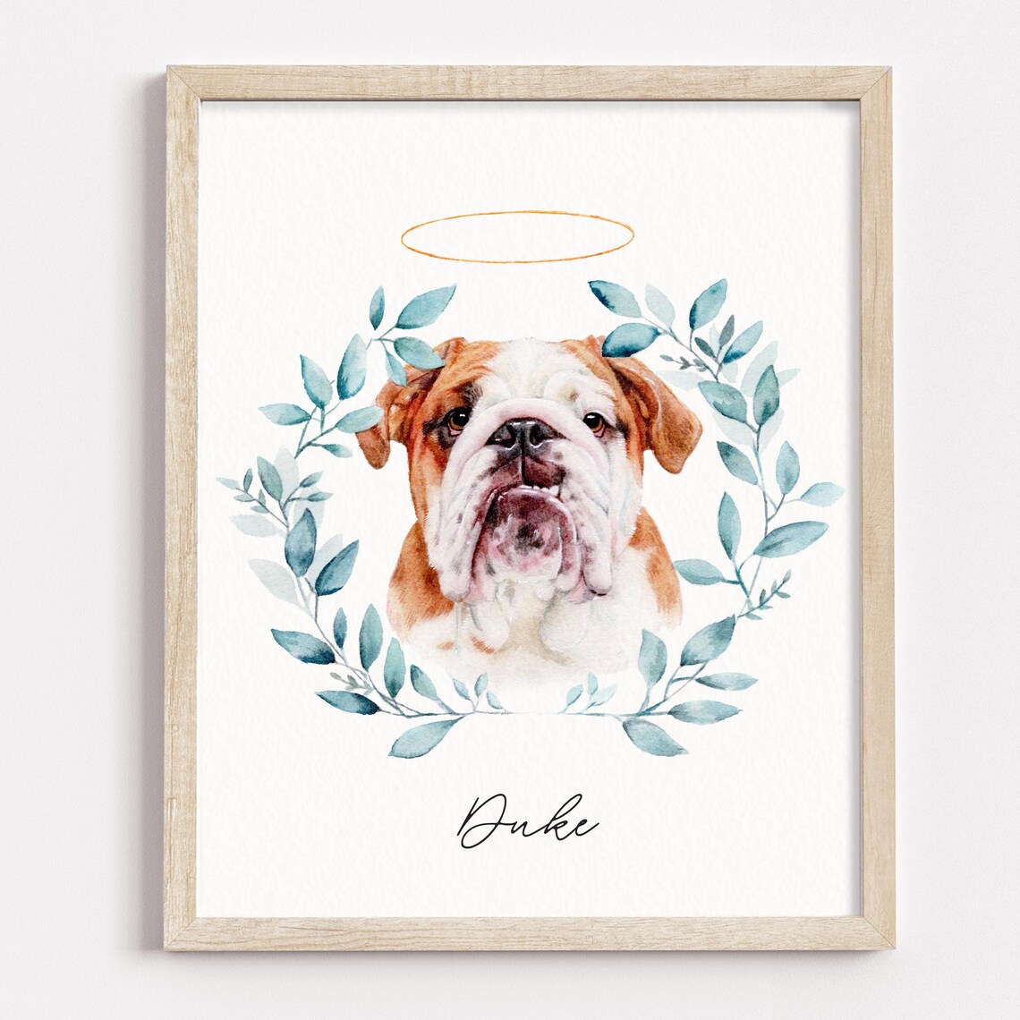 Custom Watercolor Pet Portrait Using Pet Photo Cat Portrait From Photo Dog Portrait Custom Dog Portrait Pet Memorial Gift Pet Loss Gift - Image 3
