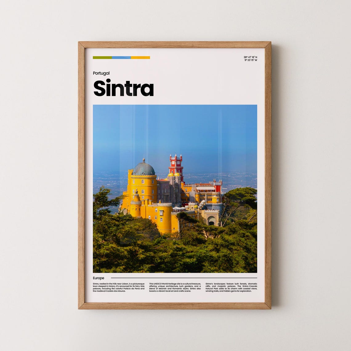 Sintra Poster Sintra Print Sintra Photo Sintra Art Portugal Poster Portugal Print Travel Poster Gift