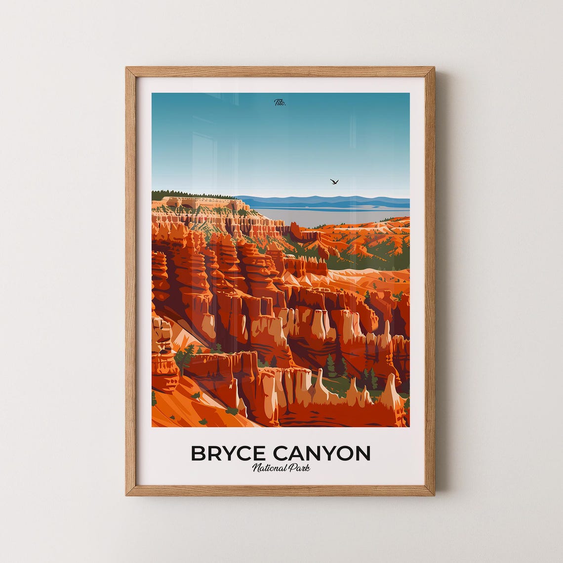Bryce Canyon National Park Red Rock Hoodoo Amphitheater Poster