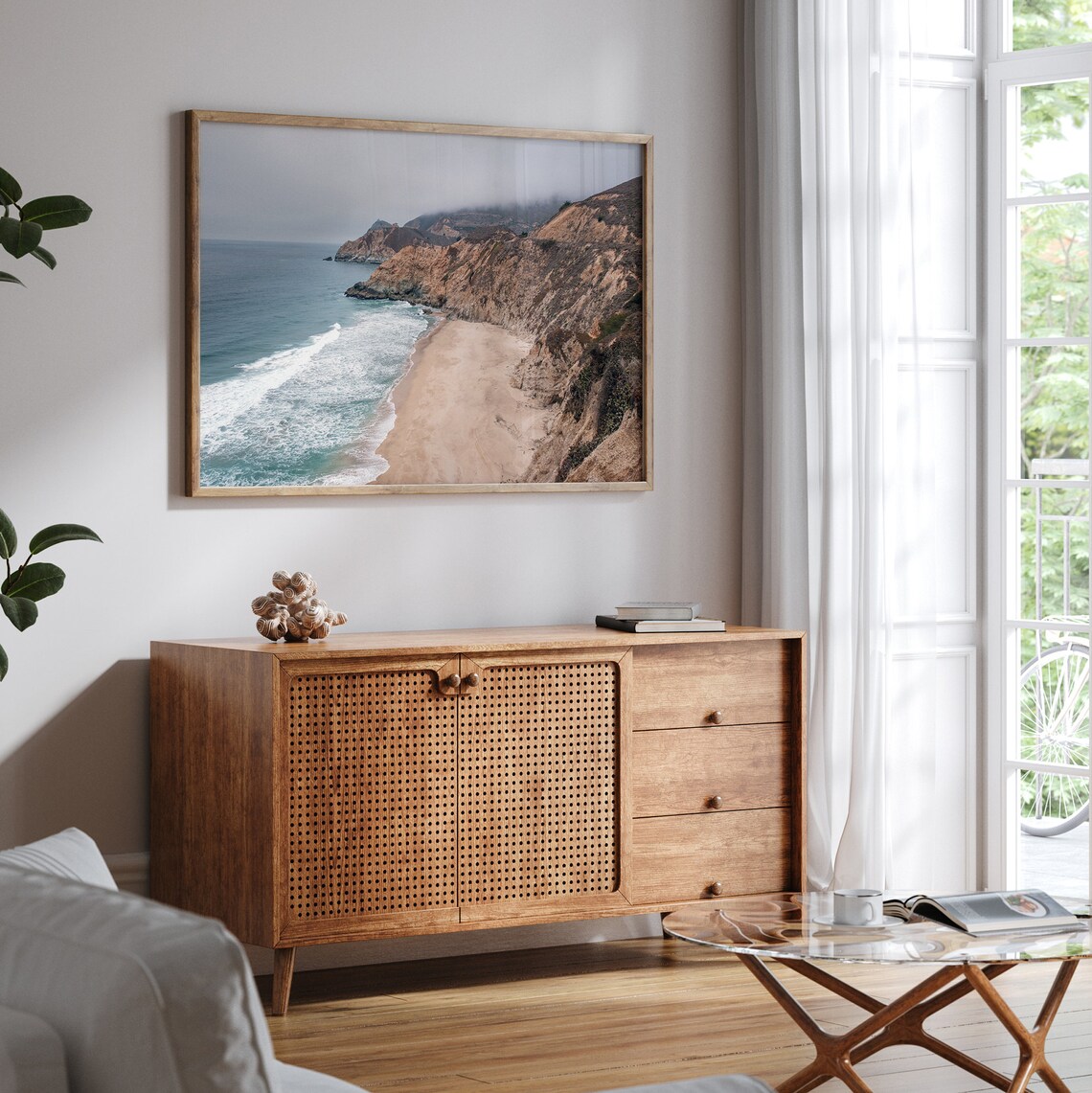 Northern California Beach Art Print, Coastal Surf - Image 3