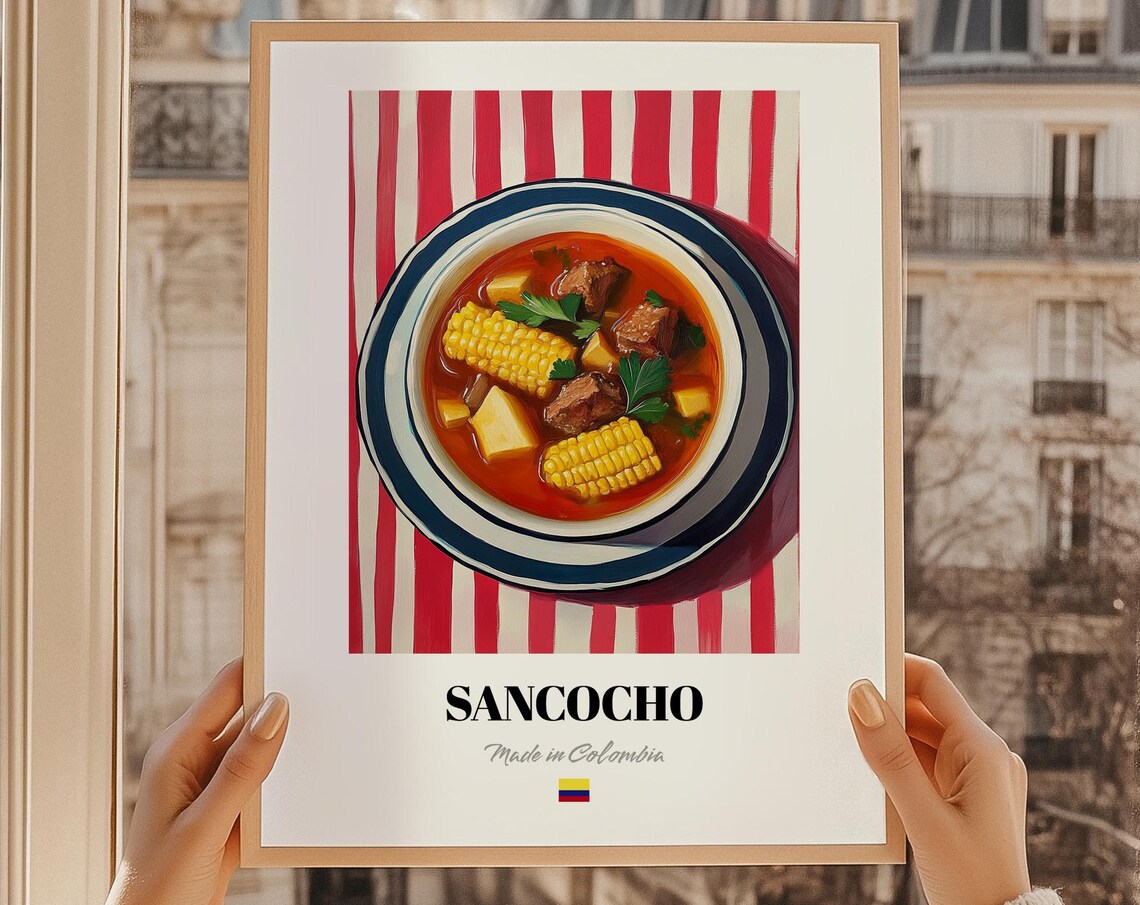 Sancocho Colombian Stew Kitchen Art Print