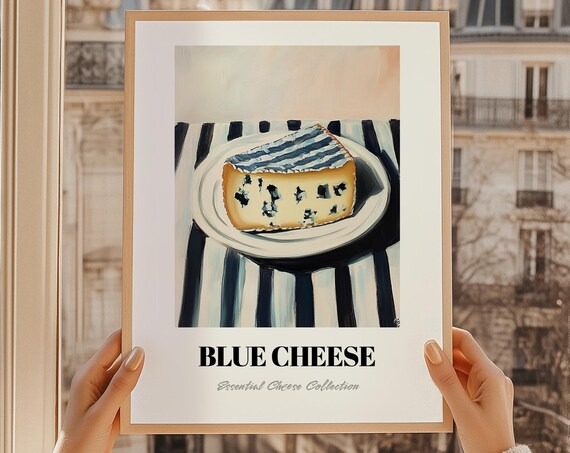 Blue Cheese Essential Collection Kitchen Still Life Wall Art