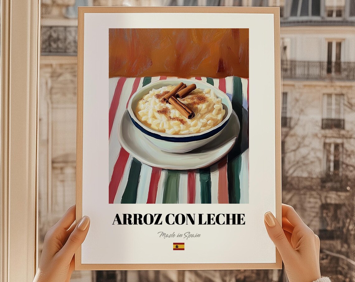 Arroz Con Leche Spanish Dessert Kitchen Art Print