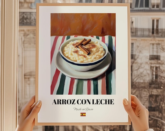 Arroz Con Leche Spanish Dessert Kitchen Art Print
