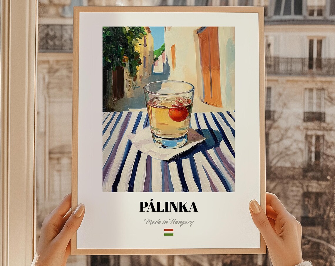 Plinka Hungarian Spirit Travel Poster, Dining Room
