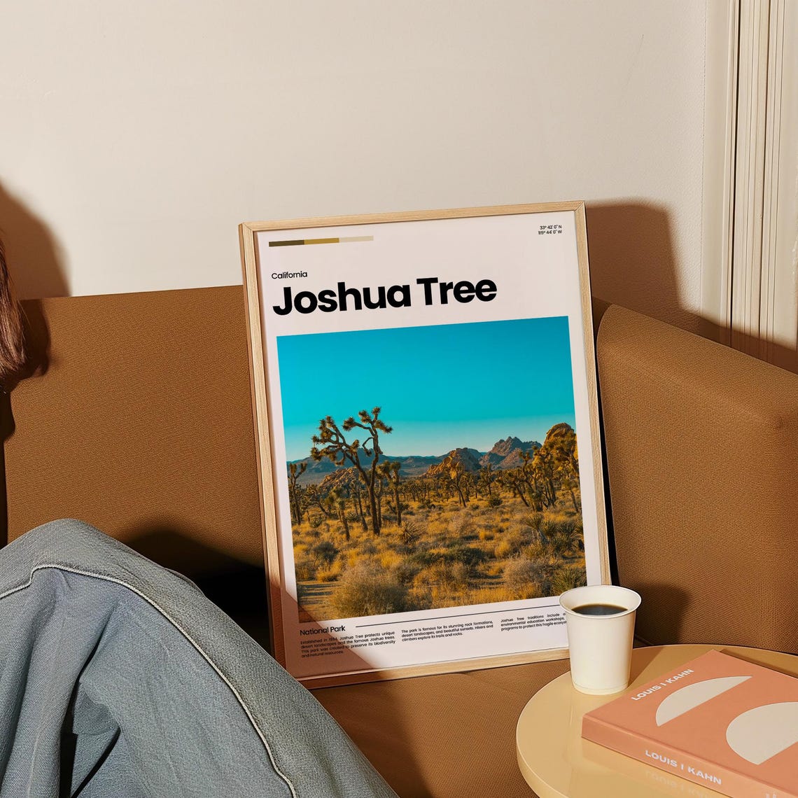 Joshua Tree National Park California Desert Dusk Landscape Poster - Image 4