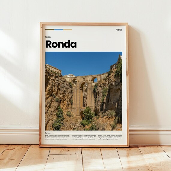 Ronda Poster Print Photo Spain Travel Gift