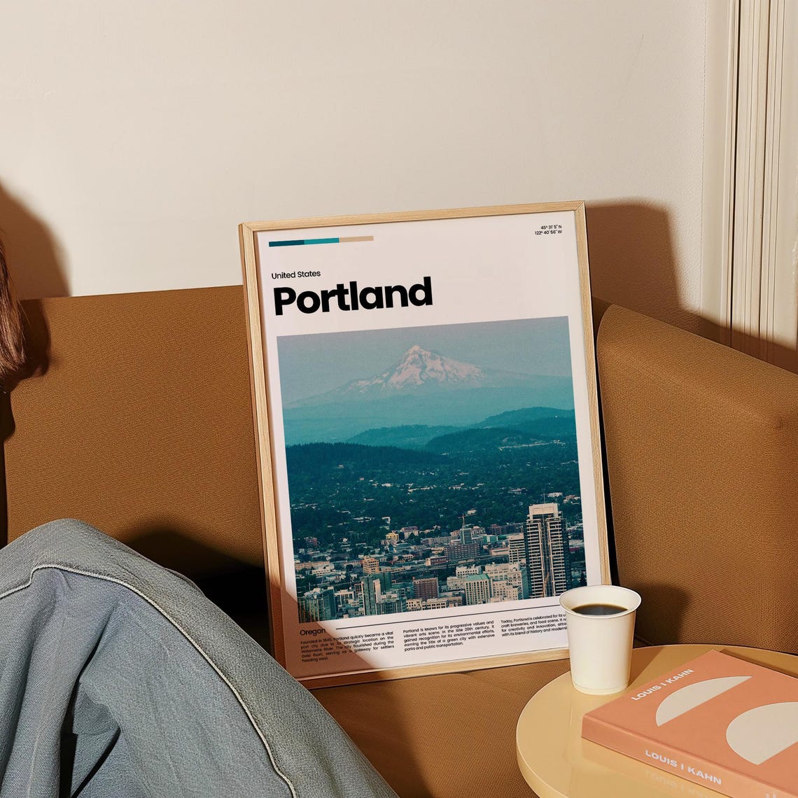 Portland Travel Poster Portland Poster Portland Photo Poster Portland Art Print Portland Art Usa Poster Usa Travel Poster Travel Gift - Image 4