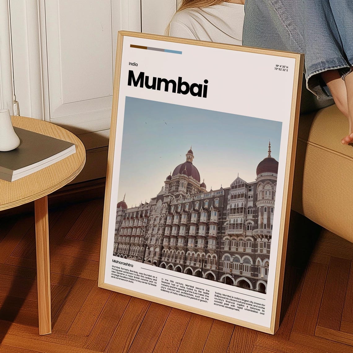 Mumbai Travel Poster Mumbai Poster Mumbai Photo Poster Mumbai Art Print Mumbai Art India Poster India Travel Poster Travel Gift - Image 3