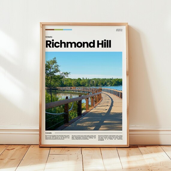 Richmond Hill Poster Print Photo Canada Travel Gift
