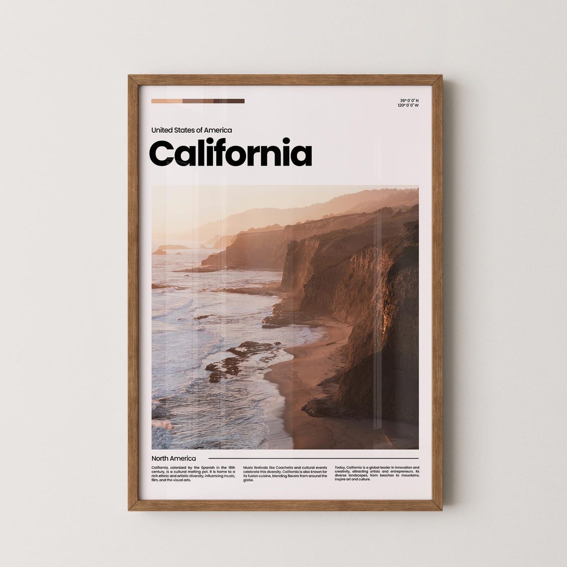 California Travel Poster California Poster California Photo Poster California Art Print California Art Usa Poster Travel Gift