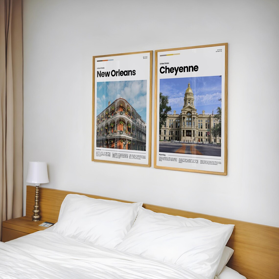 Cheyenne Wyoming State Capitol Golden Dome Historic Building Poster - Image 2