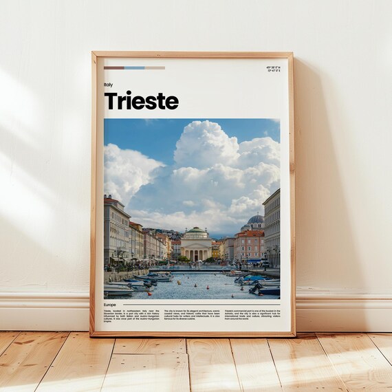 Trieste Poster Print Photo Wall Art Italy Travel Gift